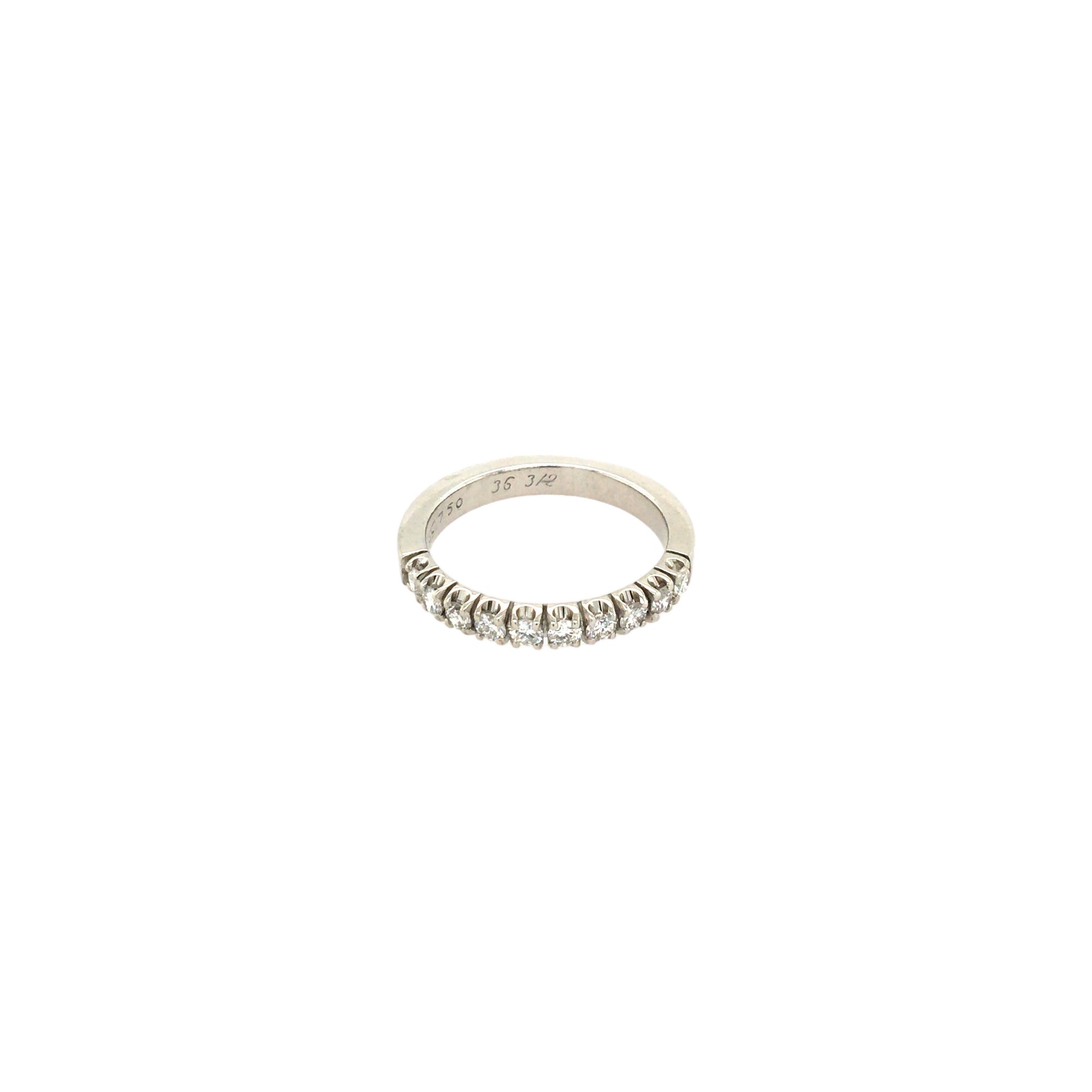 1/3 Eternity Ring Weißgold 750 - 18 ct. mit Brillanten