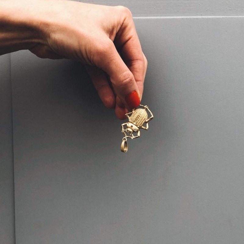 Vintage Schmuckanhänger - Scarabaeus Anhänger - Skarabäus Anhänger