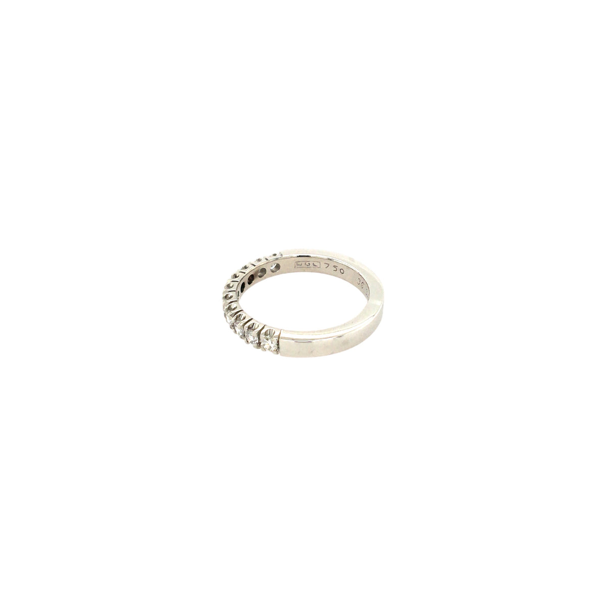 1/3 Eternity Ring Weißgold 750 - 18 ct. mit Brillanten