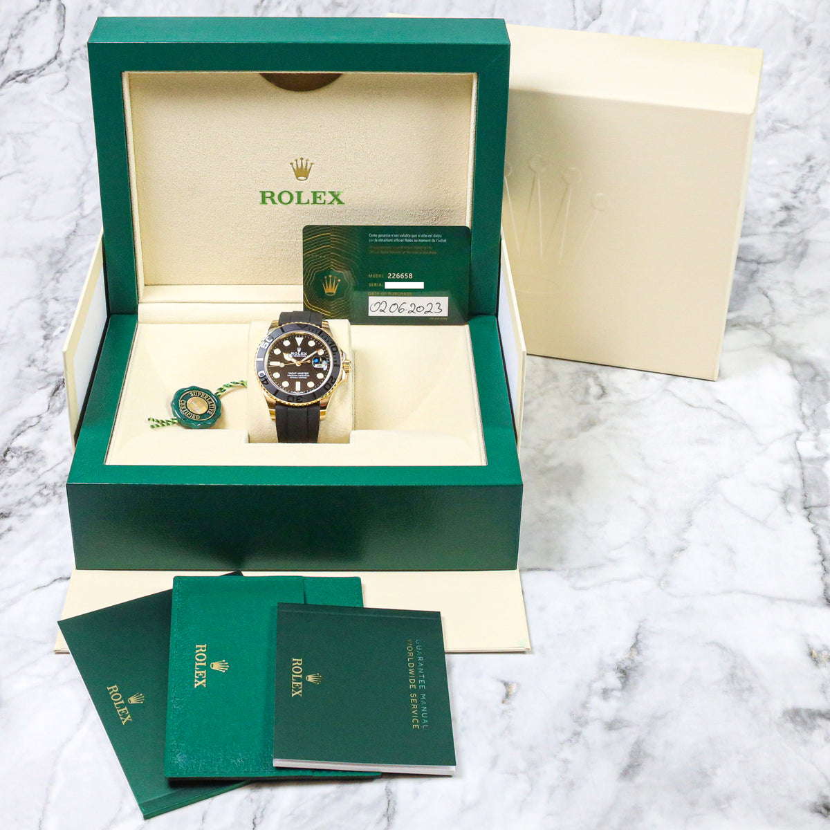 Rolex Yacht-Master 42 226658 Qysterflex Gelbgold 2023