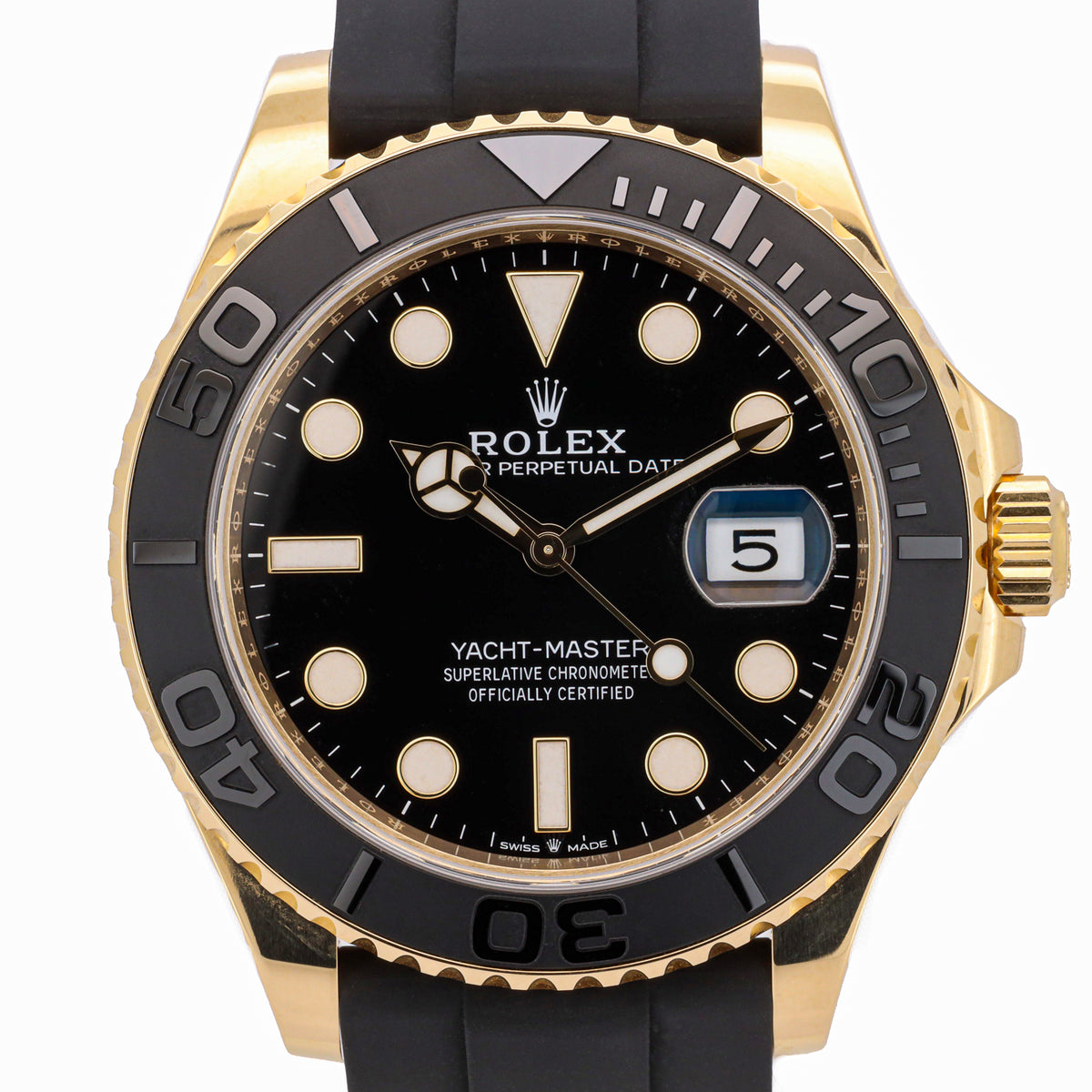 Rolex Yacht-Master 42 226658 Qysterflex Gelbgold 2023