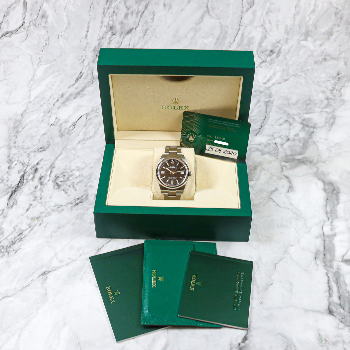 Rolex Oyster Perpetual 41mm Black Dial Full Set