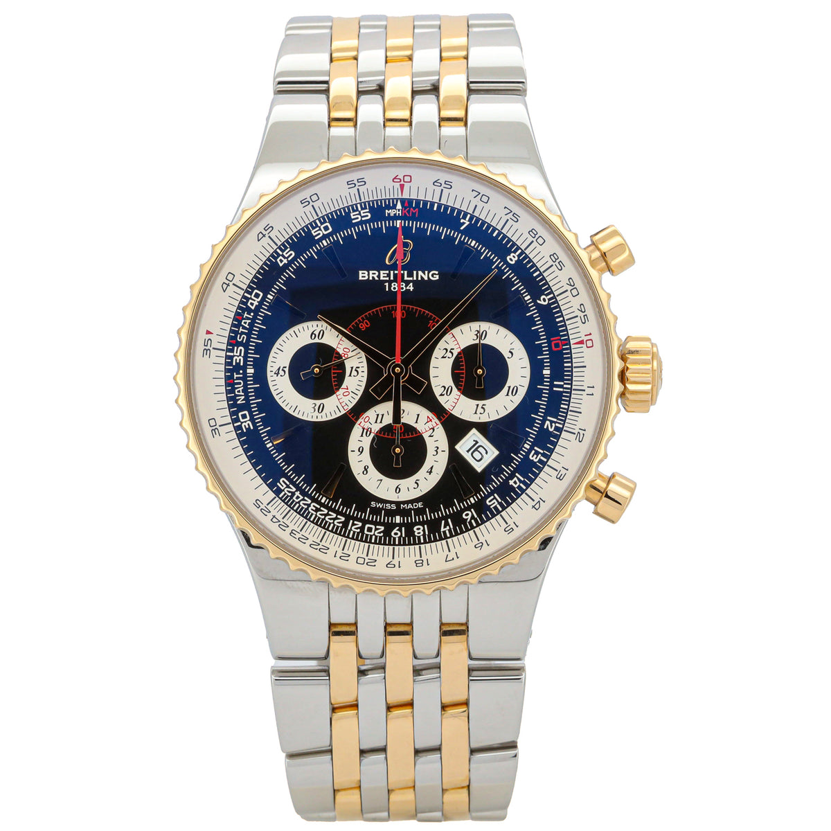 Breitling Montbrilliant 47 Chronograph  C2335211/B44 Limit Edition Bicolor