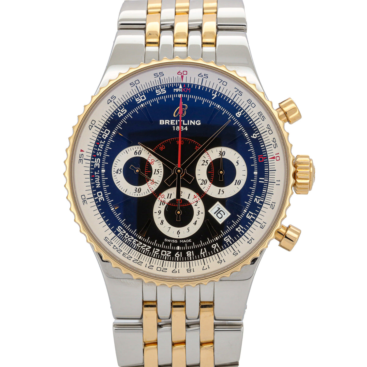 Breitling Montbrilliant 47 Chronograph  C2335211/B44 Limit Edition Bicolor
