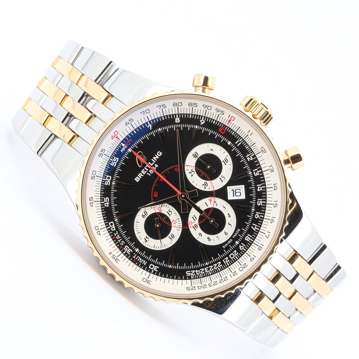 Breitling Montbrilliant 47 Chronograph  C2335211/B44 Limit Edition Bicolor
