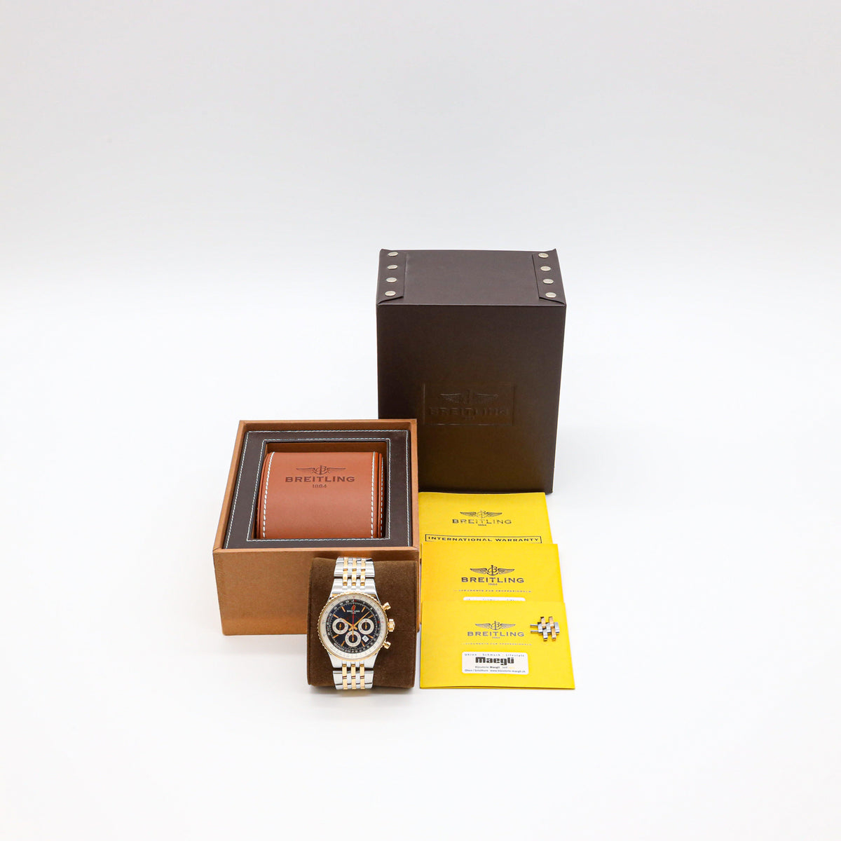 Breitling Montbrilliant 47 Chronograph  C2335211/B44 Limit Edition Bicolor