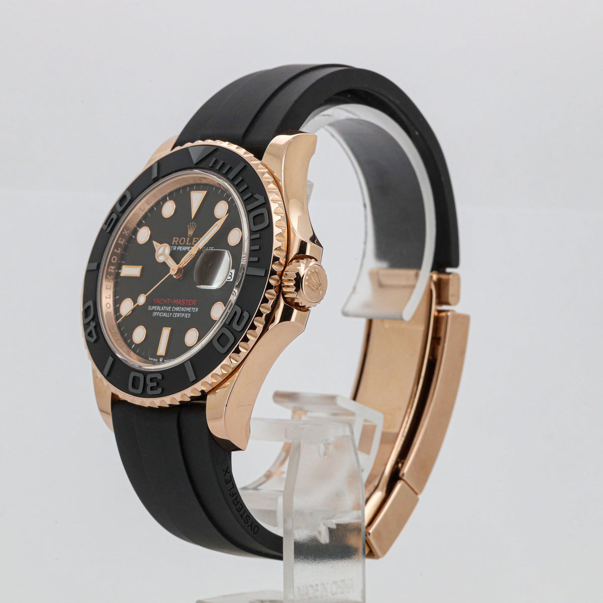 Rolex Yachtmaster 40 126655 18K Gold Everose Oysterflex 2023