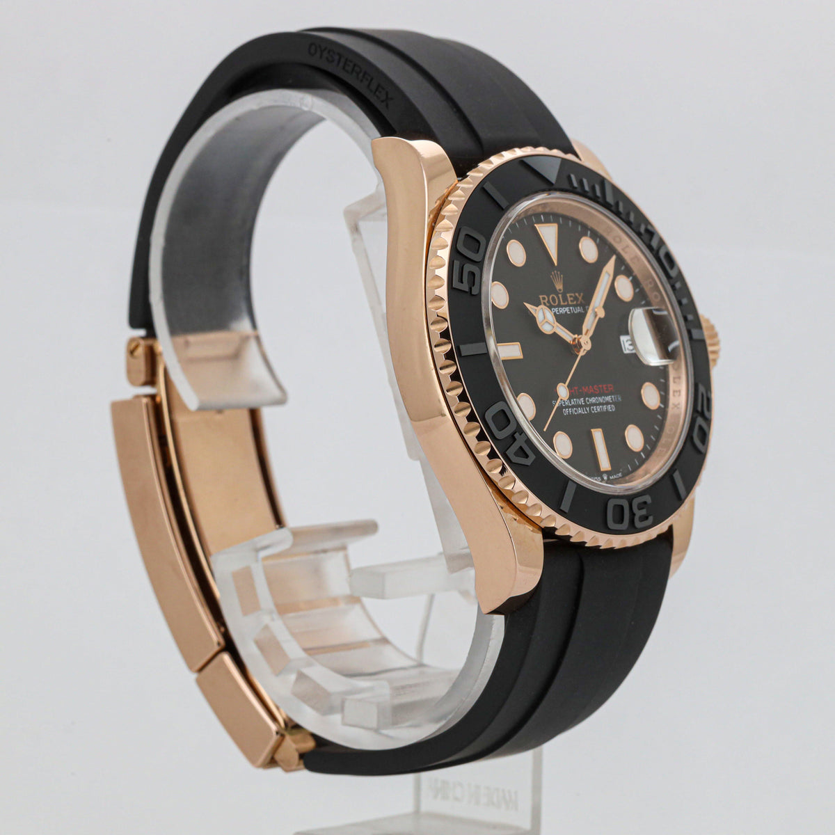 Rolex Yachtmaster 40 126655 18K Gold Everose Oysterflex 2023