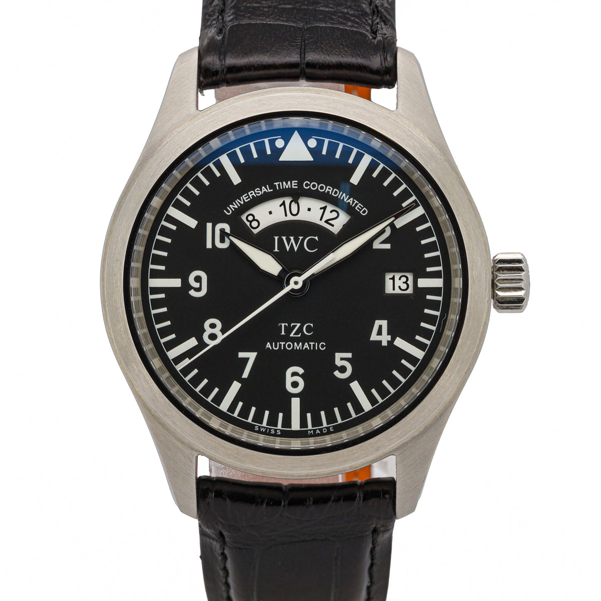 IWC Fliegeruhr Spitfire UTC 39mm TZC 3251 Automatik Org. Faltschließe