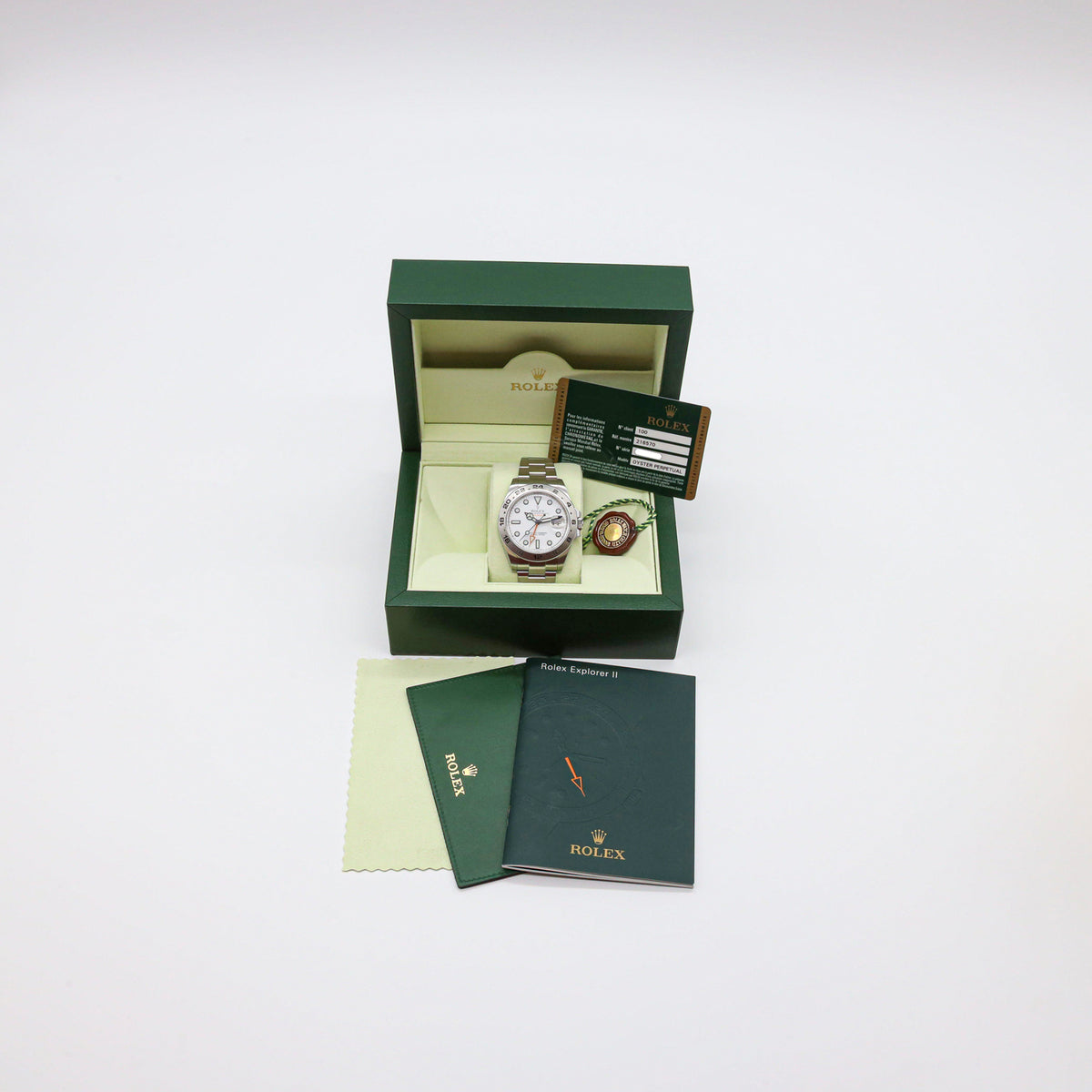 Rolex Explorer II 42mm 216570 LC100 Full Set 2013