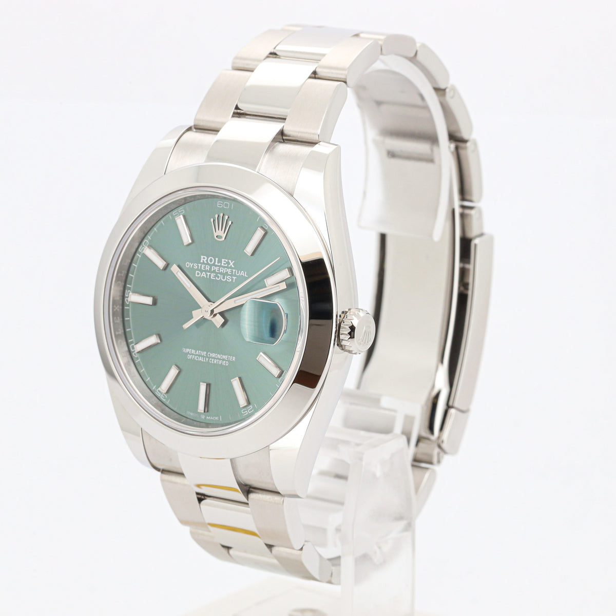 Rolex Datejust 41 126300 Mint Green Dial NEW 2026