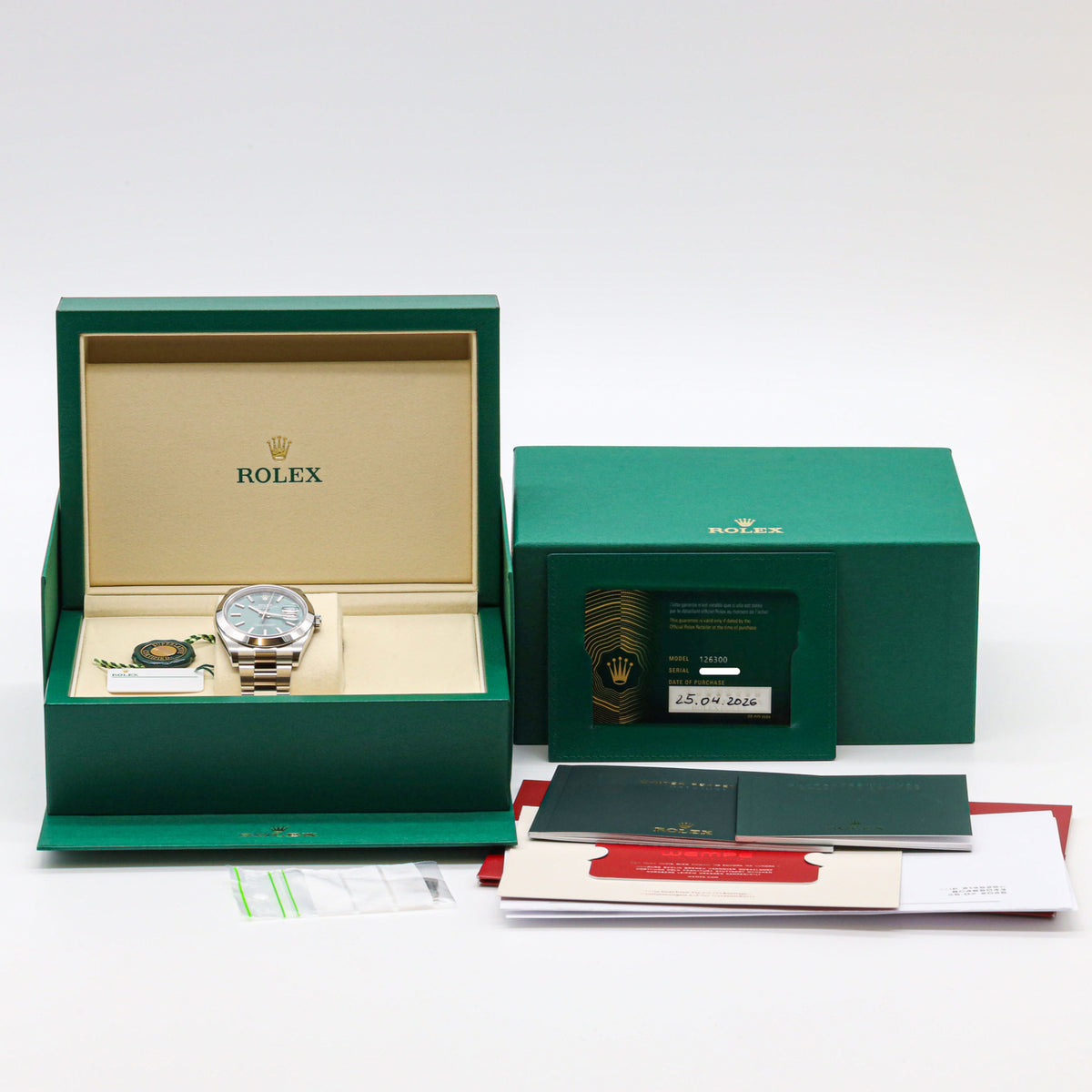 Rolex Datejust 41 126300 Mint Green Dial NEW 2026
