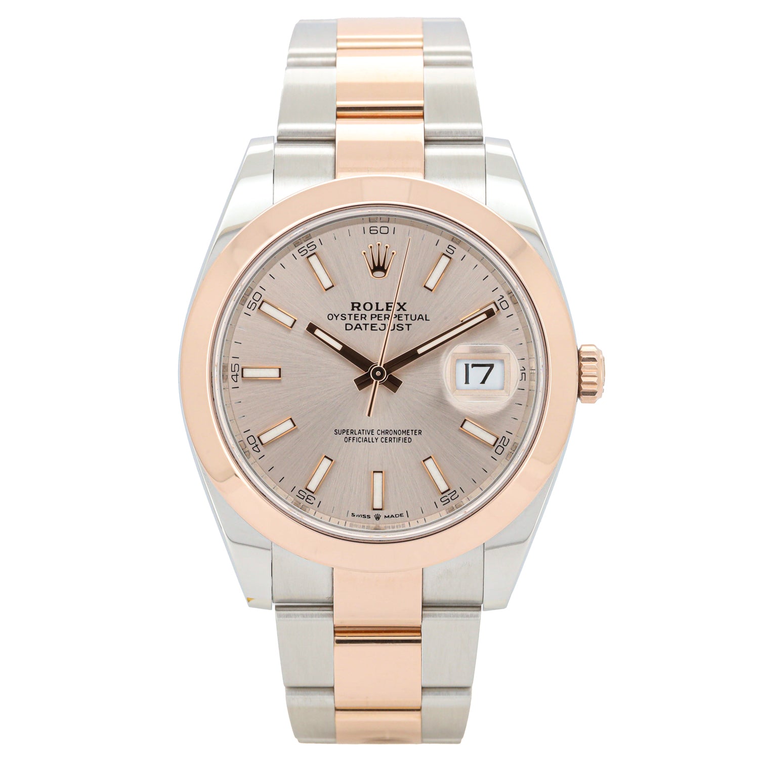 Rolex Datejust 41 126301 Sundust Dial Everose Bicolor Roségold