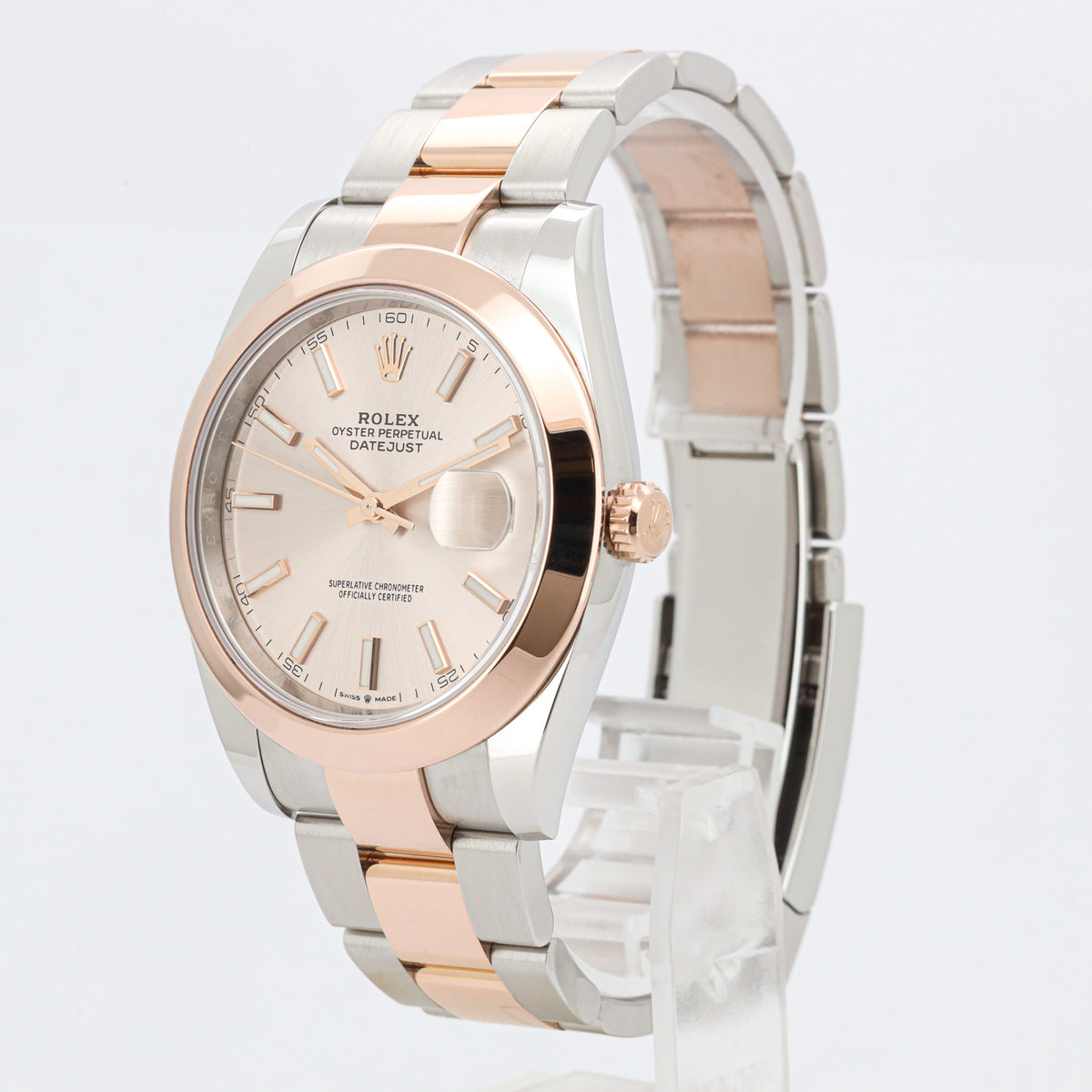 Rolex Datejust 41 126301 Sundust Dial Everose Bicolor Roségold