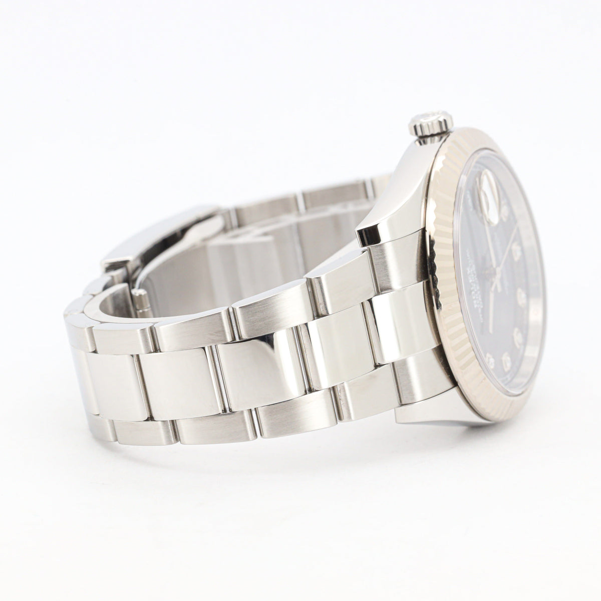 Rolex Datejust 41 126334 Rhodium Diamond Dial Qyster
