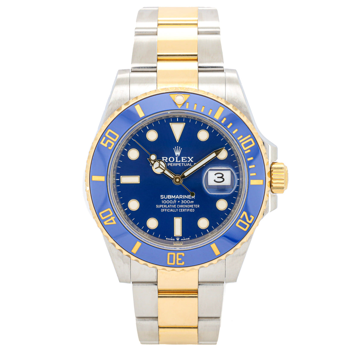 Rolex Submariner Date 41 126613LB Bluesy Stahl-Gold Full Set