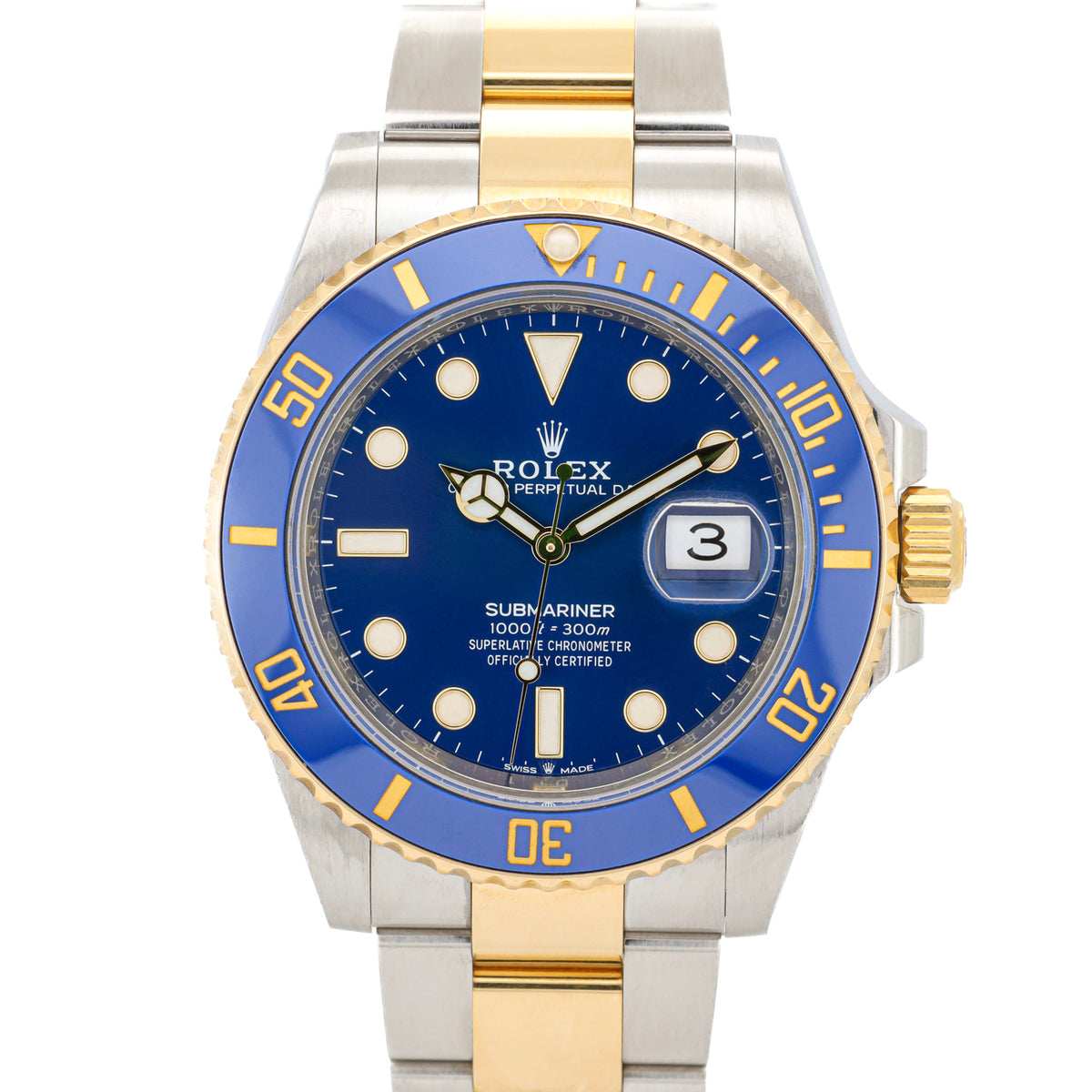 Rolex Submariner Date 41 126613LB Bluesy Stahl-Gold Full Set