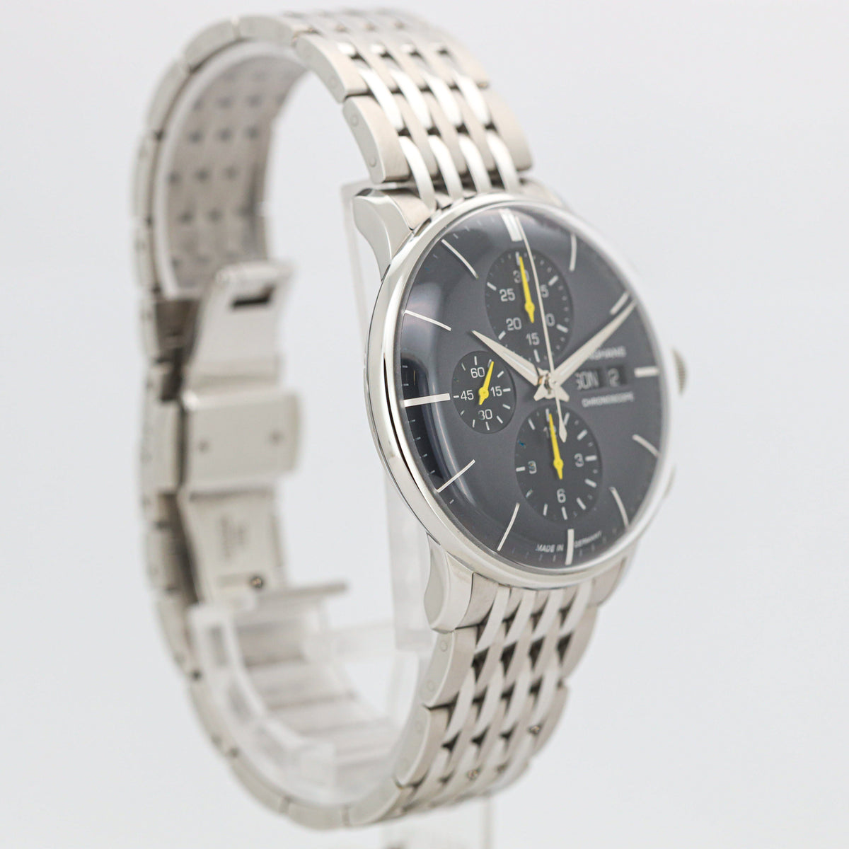 Junghans Meister Chronoscope 40mm 027/4429.46 Edelstahl NEU!!