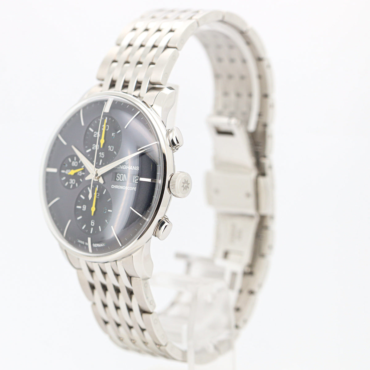 Junghans Meister Chronoscope 40mm 027/4429.46 Edelstahl NEU!!
