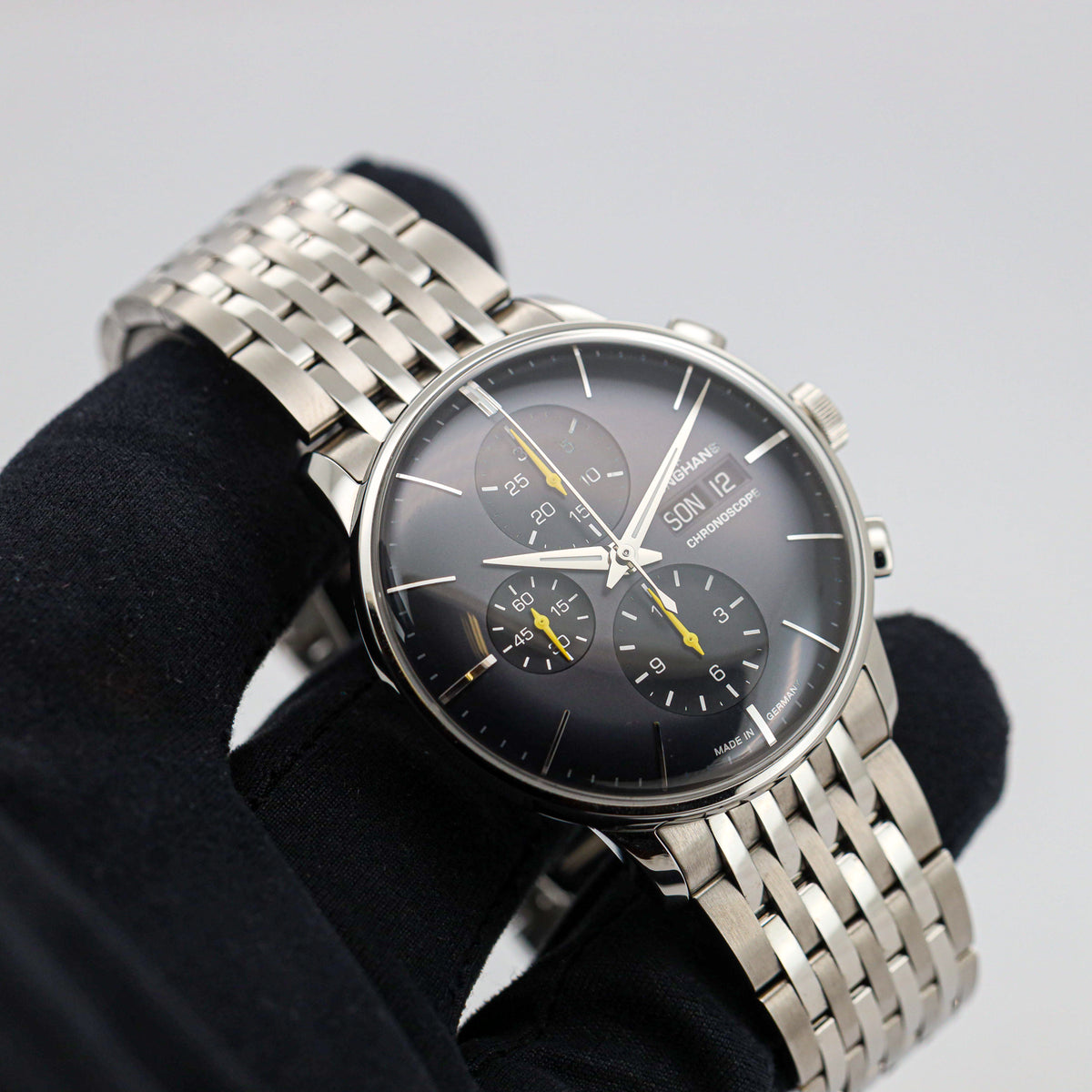 Junghans Meister Chronoscope 40mm 027/4429.46 Edelstahl NEU!!