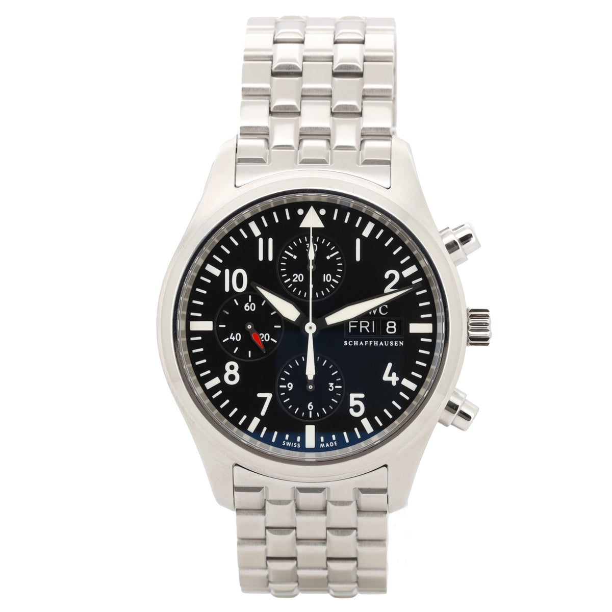 IWC Schaffhausen Fliegeruhr Chrono Pilot 371704 42mm B&P