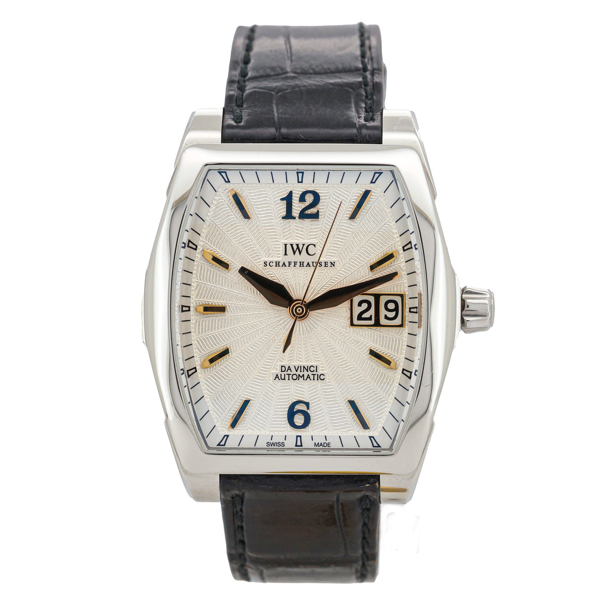 IWC Schaffhausen Da Vici Automatic 36mm IW452305 Edelstahl Leder