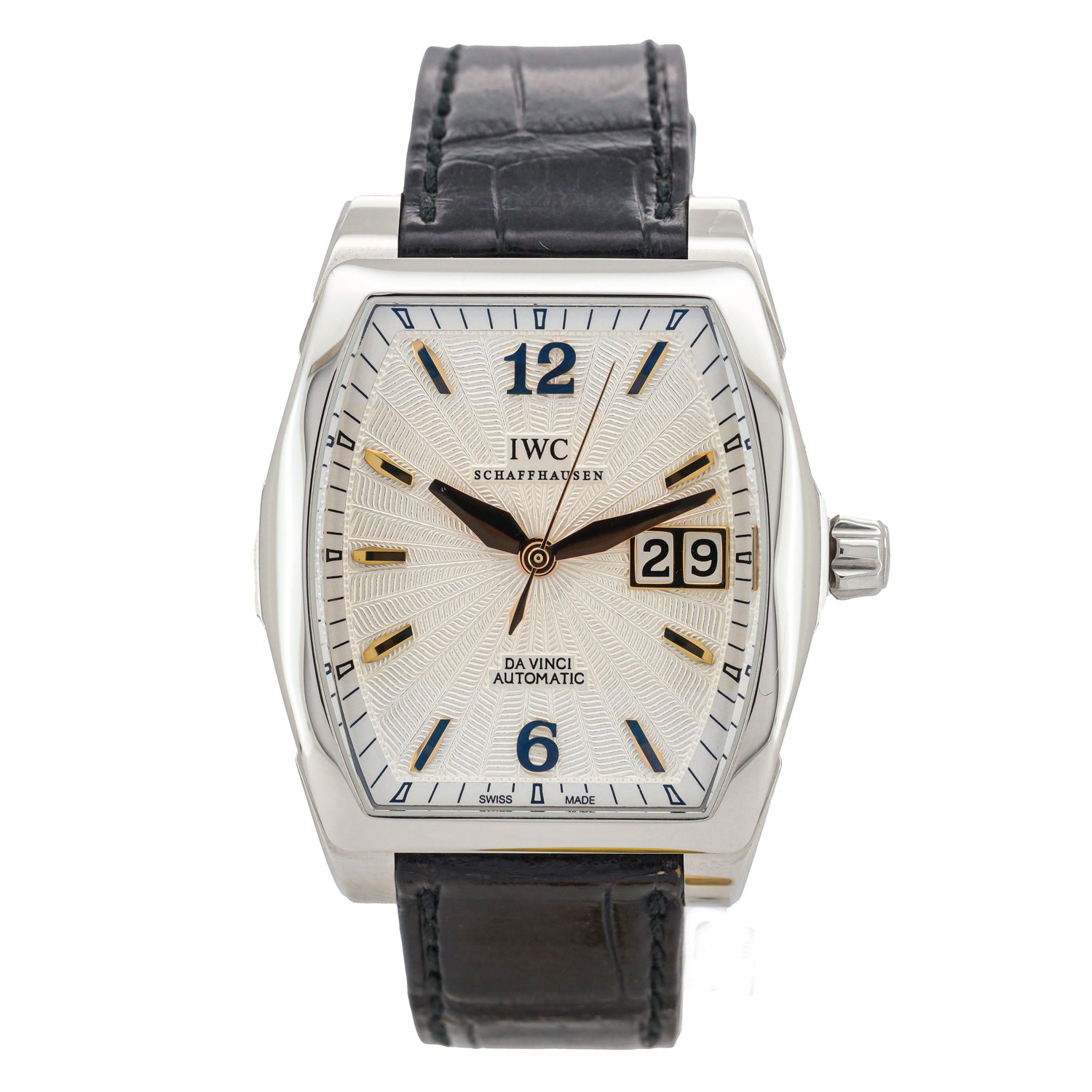 IWC Schaffhausen Da Vici Automatic 36mm IW452305 Edelstahl Leder