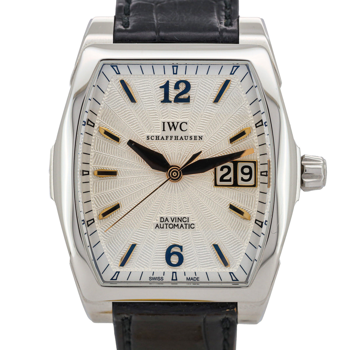 IWC Schaffhausen Da Vici Automatic 36mm IW452305 Edelstahl Leder