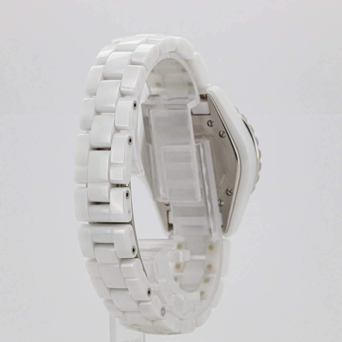 Chanel J12 33mm H0968 White Ceramic Diamond Dial