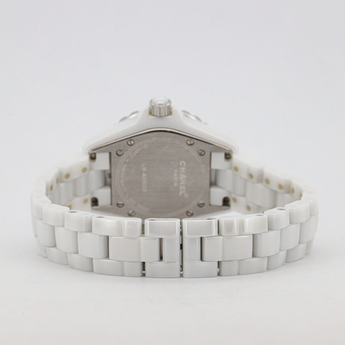 Chanel J12 33mm H0968 White Ceramic Diamond Dial