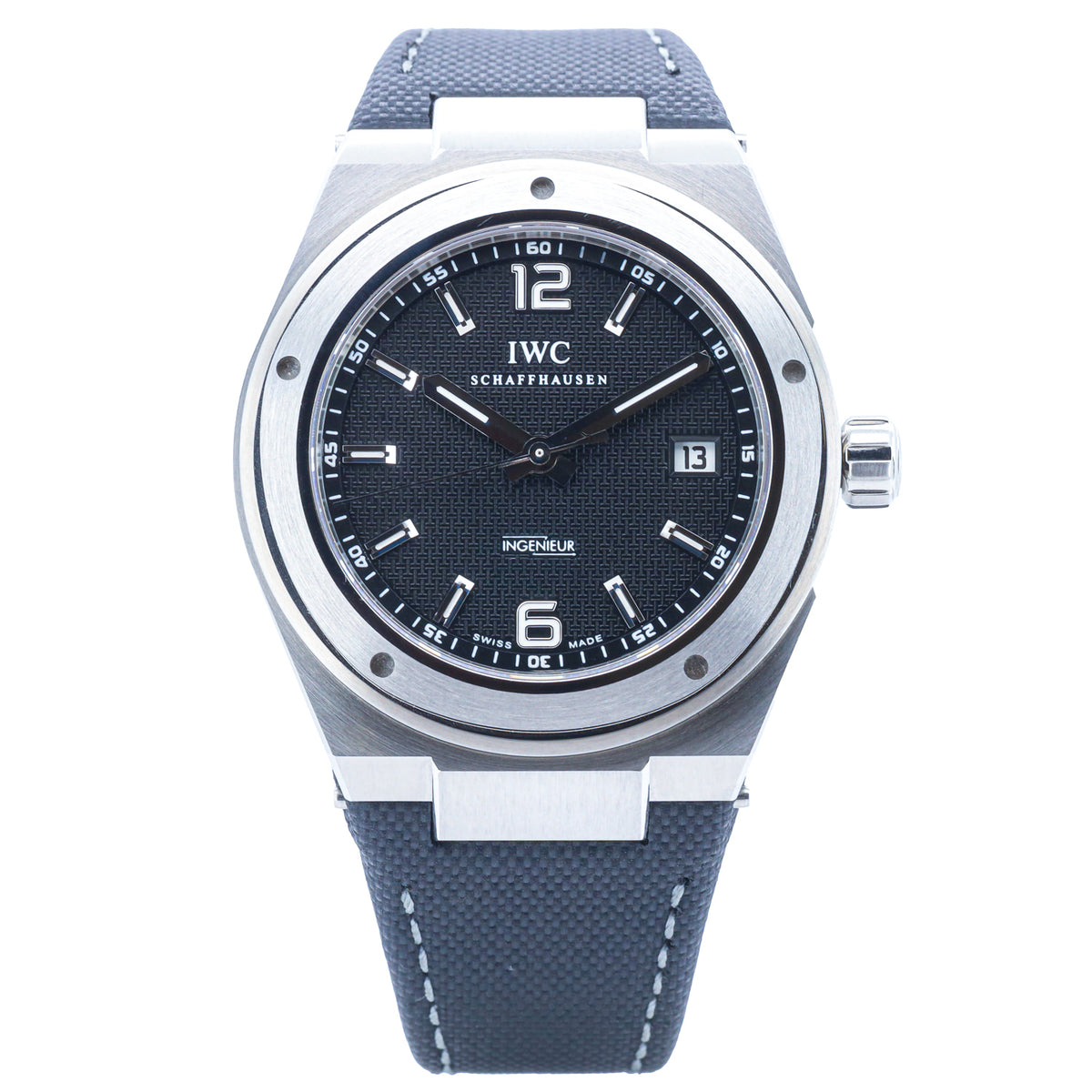 IWC Schaffhausen Ingenieur 322701 42mm Edelstahl Textilarmband
