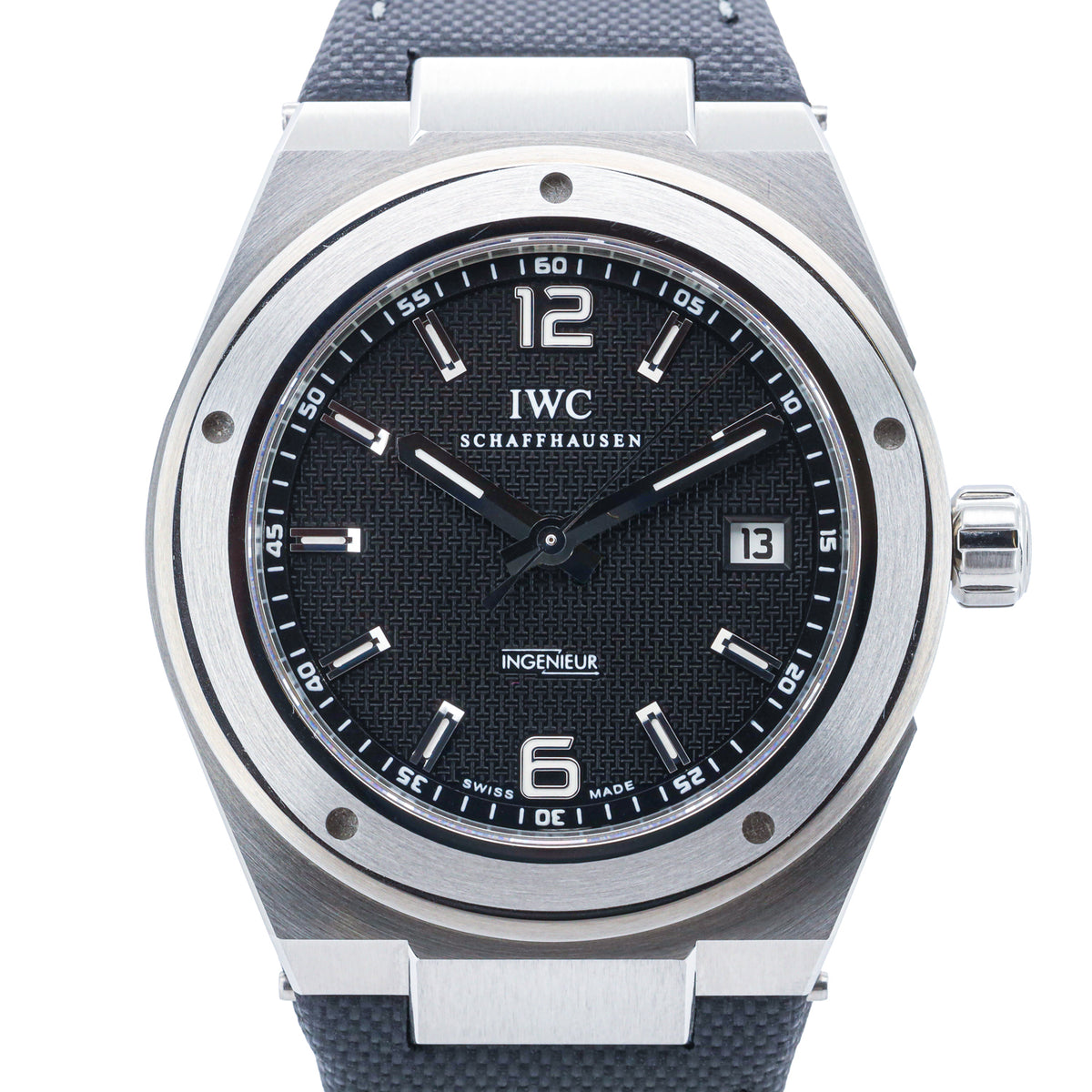 IWC Schaffhausen Ingenieur 322701 42mm Edelstahl Textilarmband