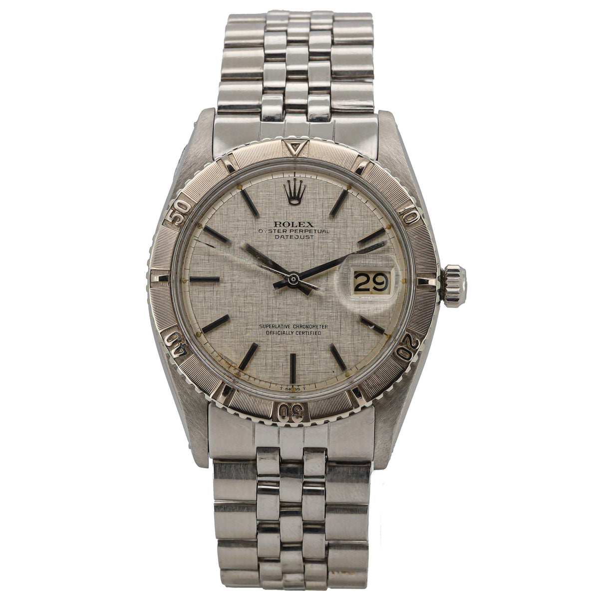 Rolex Datejust Turn-O-Graph 36 Linen Dial 1960