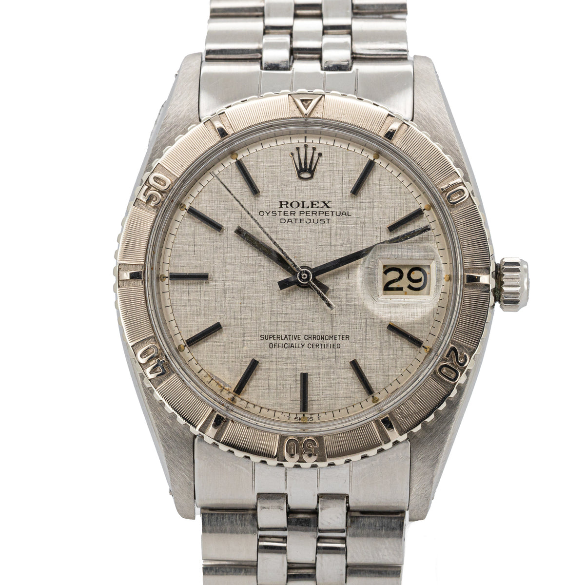Rolex Datejust Turn-O-Graph 36 Linen Dial 1960