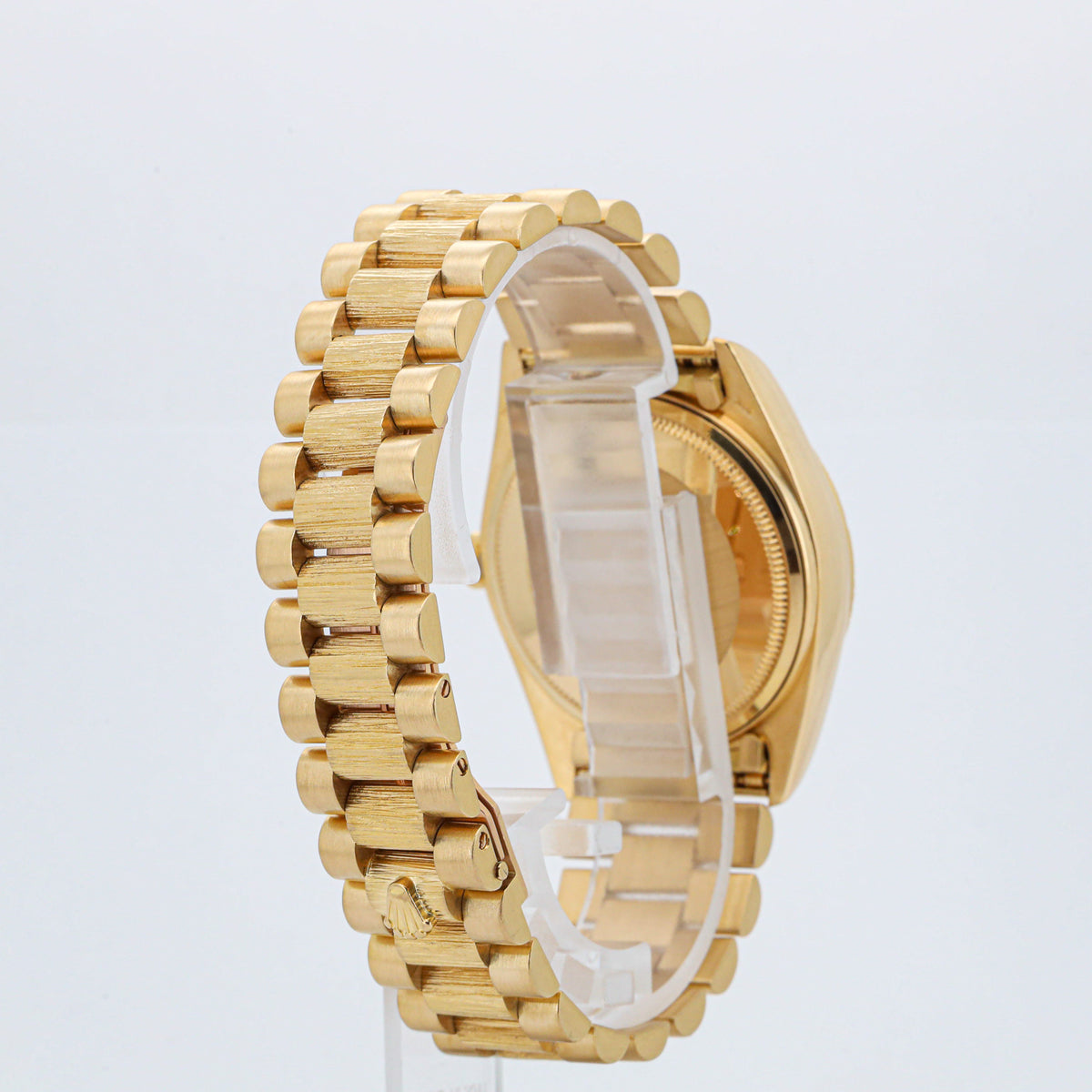 Rolex Day-Date 36 Borke 18078 Gelbgold Papiere 1982