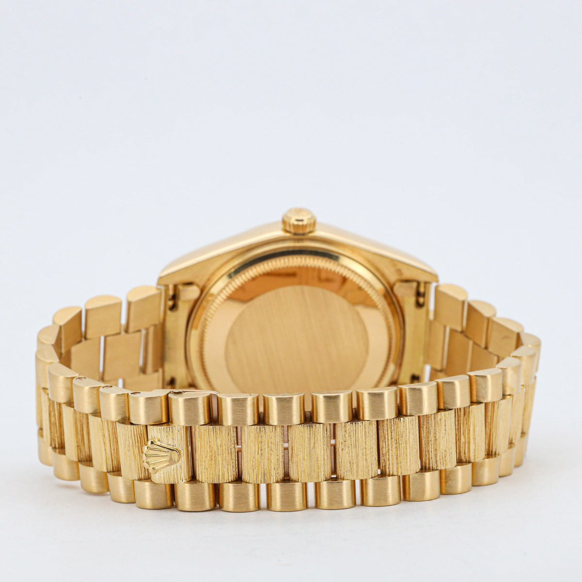 Rolex Day-Date 36 Borke 18078 Gelbgold Papiere 1982