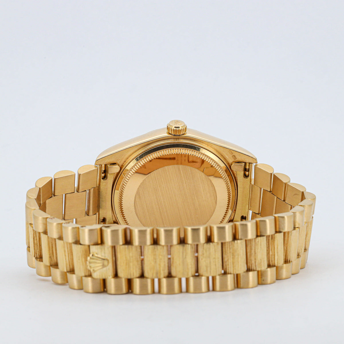 Rolex Day-Date 36 Borke 18078 Gelbgold Papiere 1982