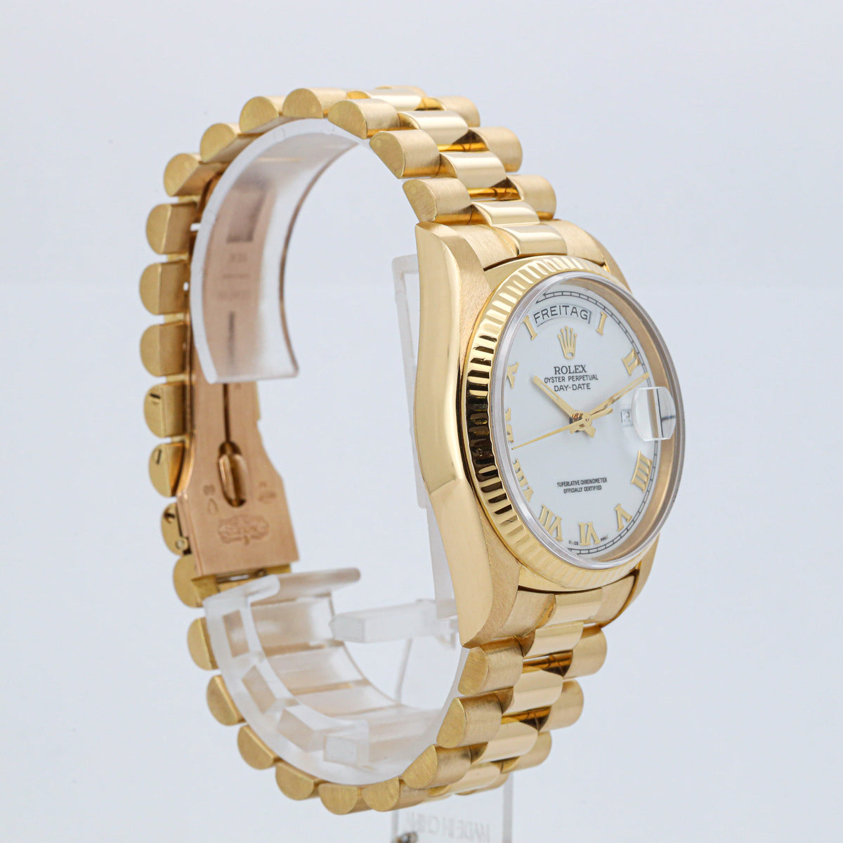 Rolex Day-Date 36 18038 Gelbgold 750 Roman Dial German