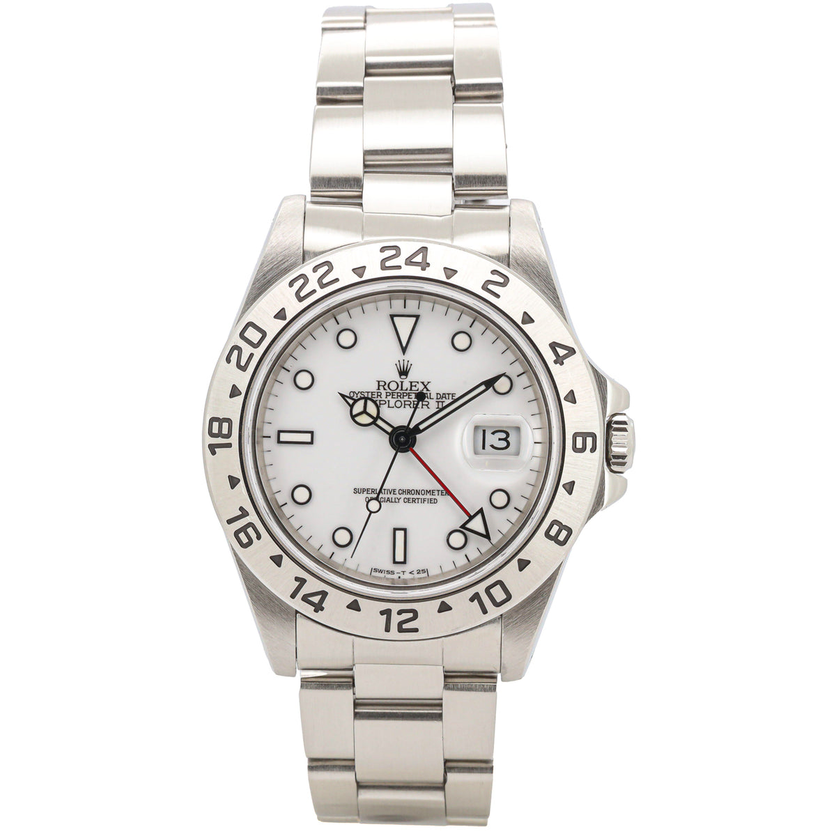 Rolex Explorer II 16570 White Dial Full Set