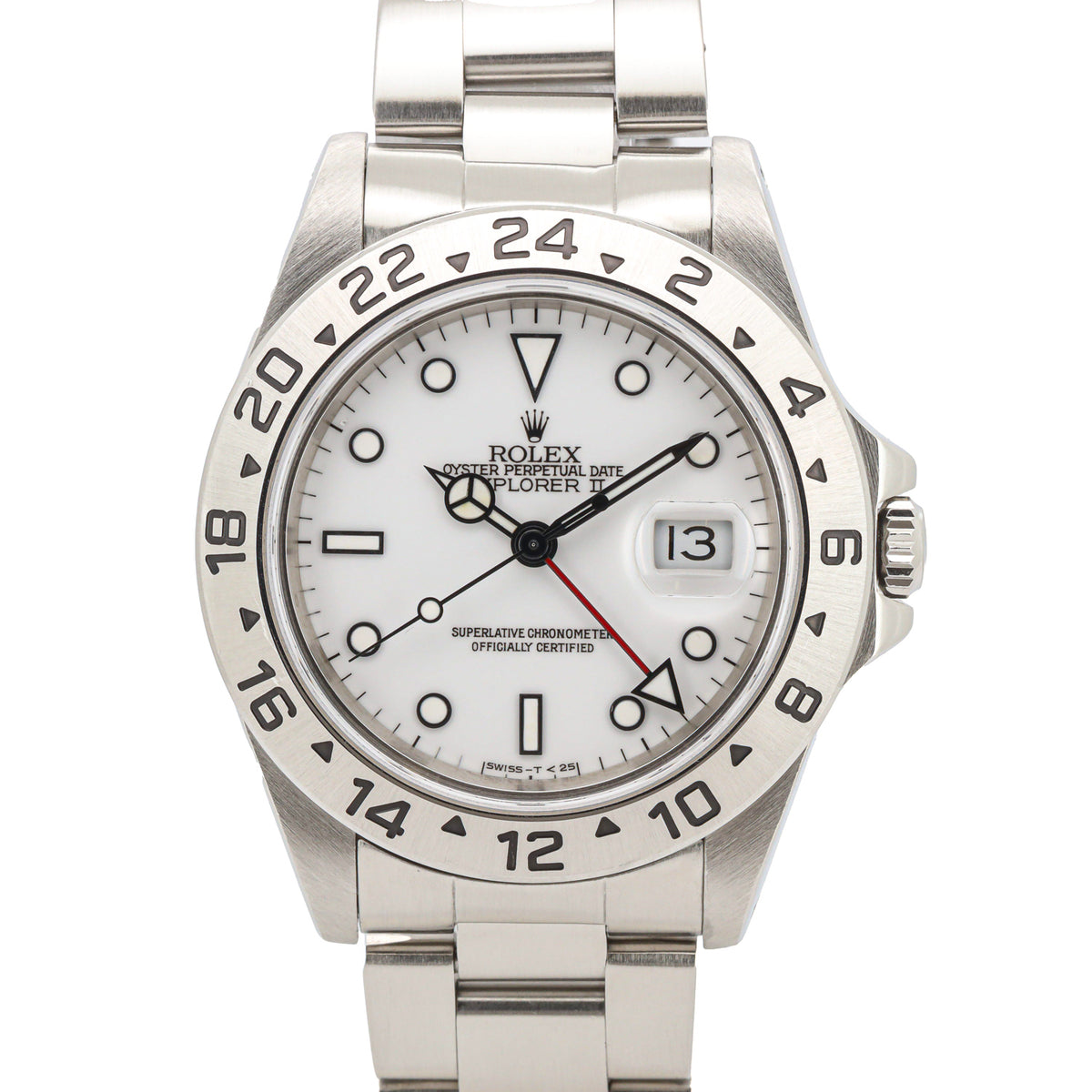 Rolex Explorer II 16570 White Dial Full Set
