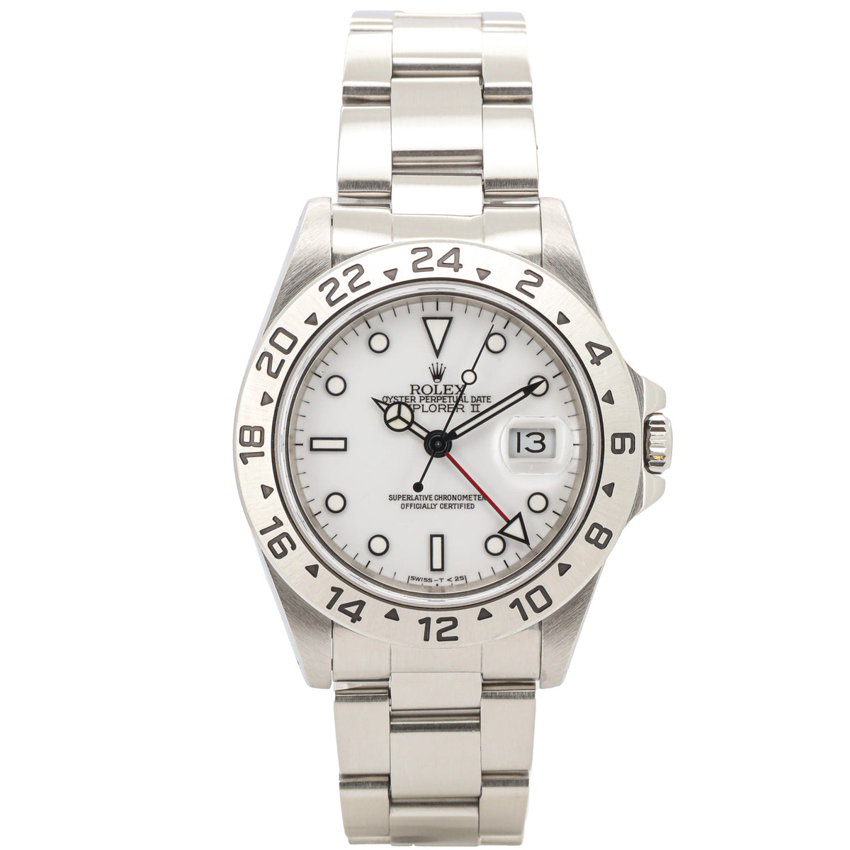 Rolex Explorer II 16570 White Dial Full Set