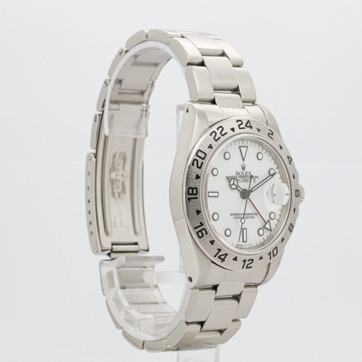 Rolex Explorer II 16570 White Dial Full Set