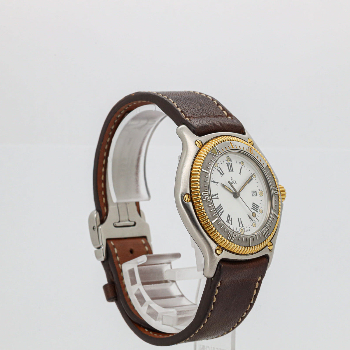 Ebel Discovery 183913 Stahl-Gold 38mm Lederband