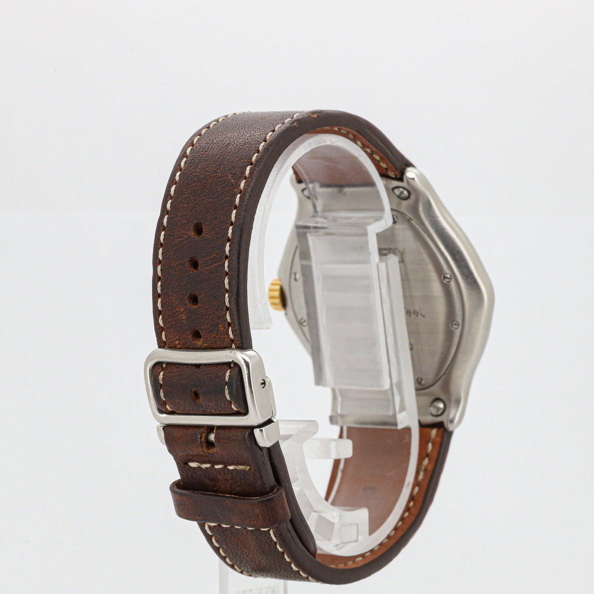 Ebel Discovery 183913 Stahl-Gold 38mm Lederband