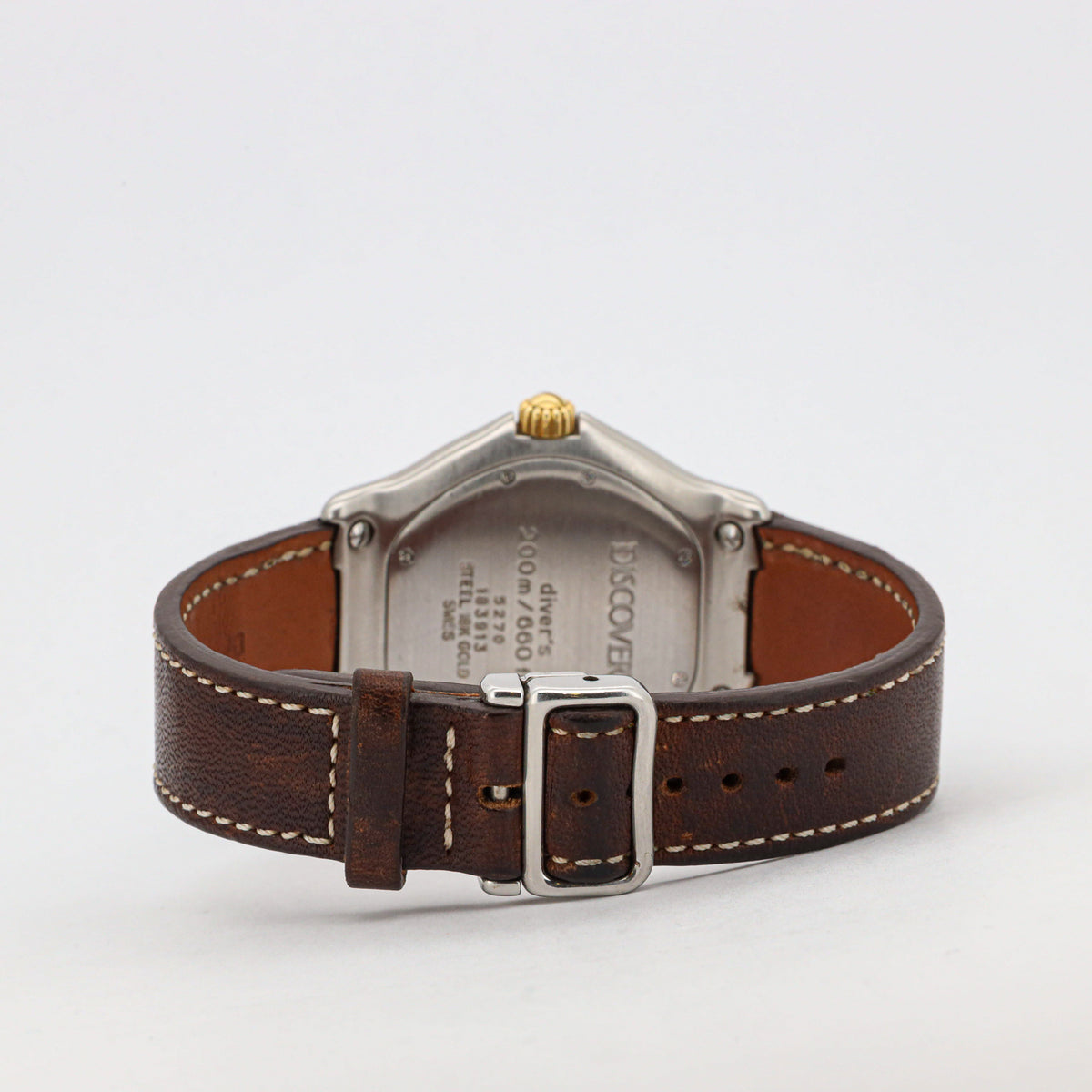 Ebel Discovery 183913 Stahl-Gold 38mm Lederband