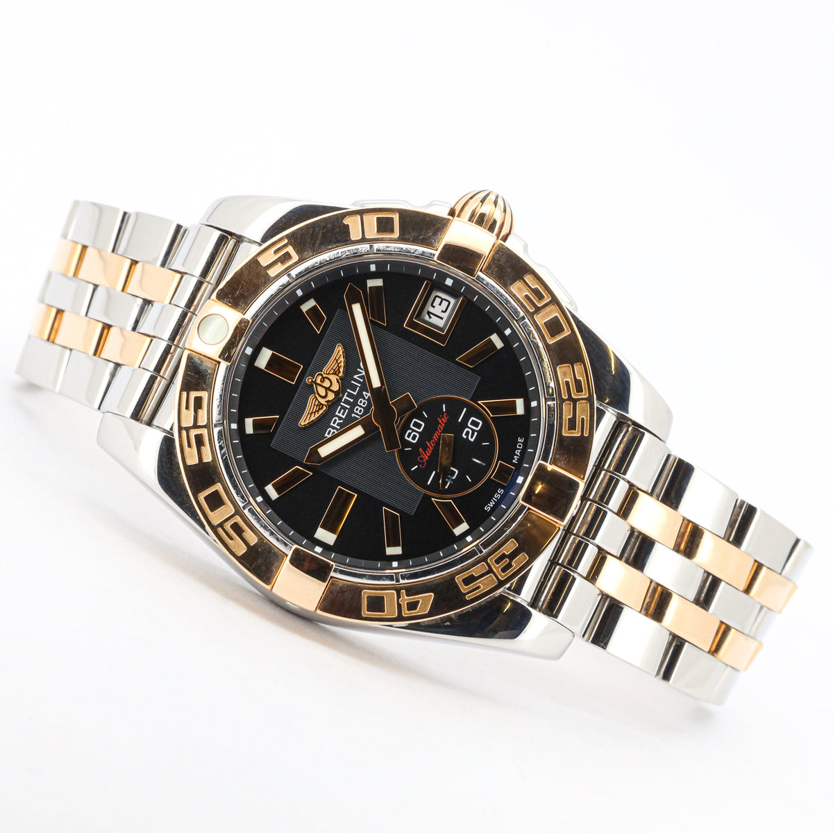 Breitling Galactic 36 C3733012 Stahl/Gold 18K Black Dial LC100