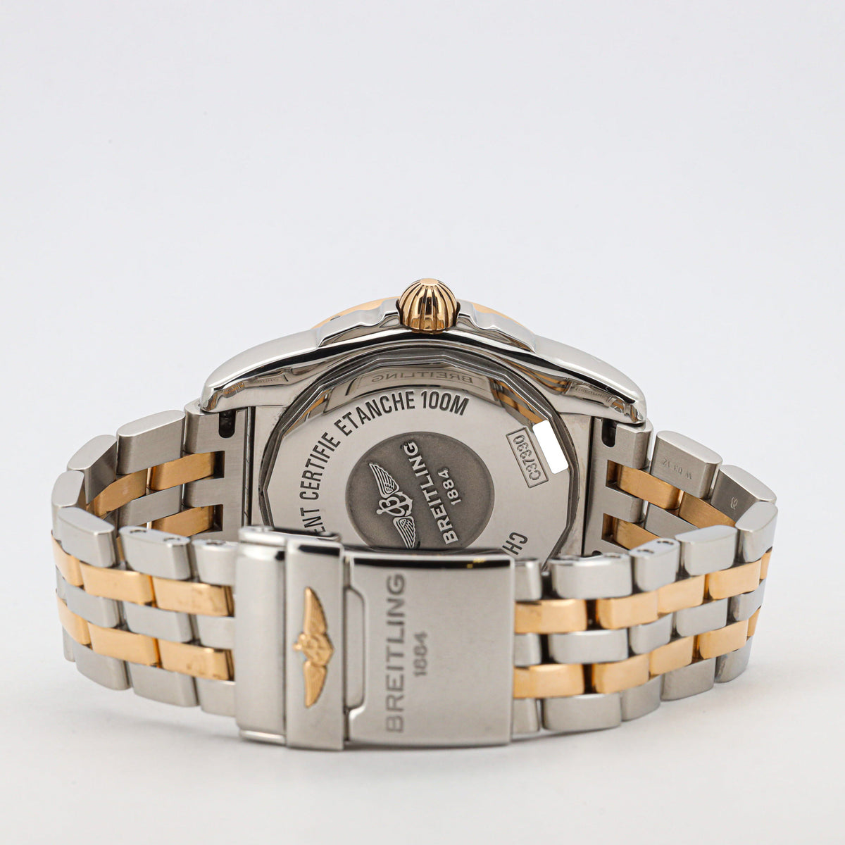 Breitling Galactic 36 C3733012 Stahl/Gold 18K Black Dial LC100