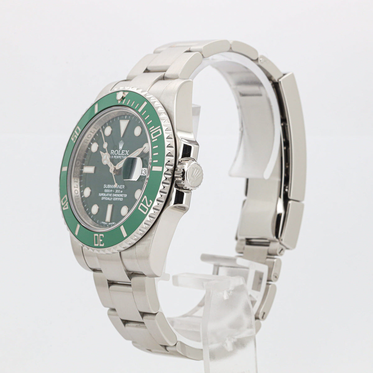 Rolex Submariner Date 40 116610LV Hulk Edelstahl Automatik
