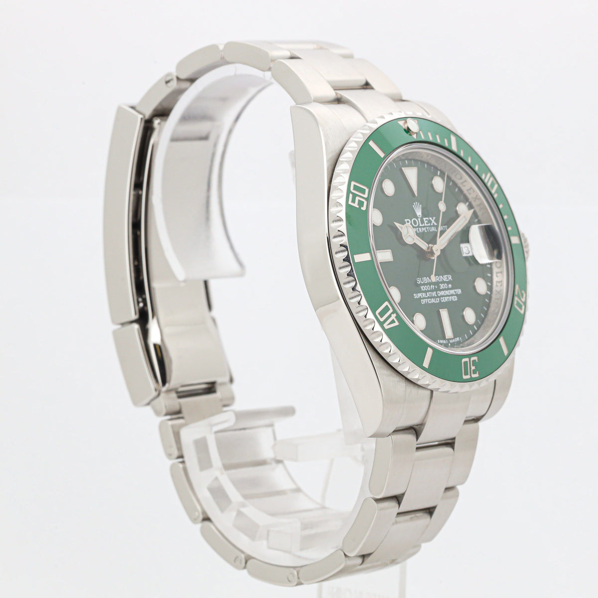 Rolex Submariner Date 40 116610LV Hulk Edelstahl Automatik