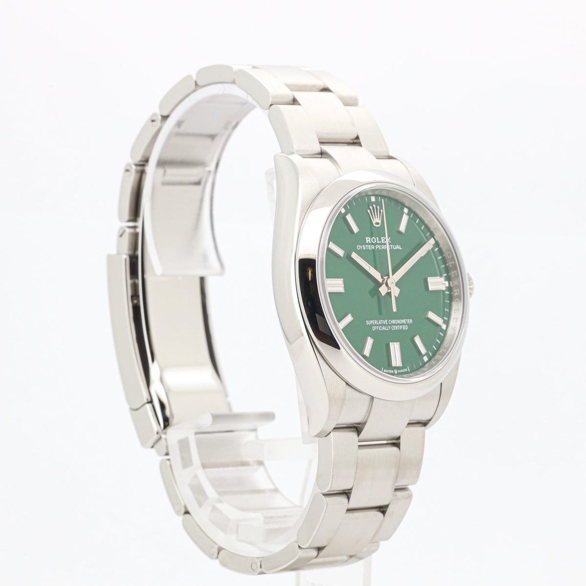 Rolex Datejust 36 126000 Green Dial Qyster Edelstahl Automatik